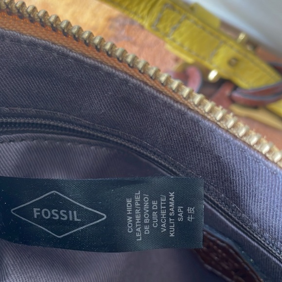 Leather FOSSIL crossbody - Picture 5 of 7